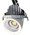 35W Ø16,5cm Downlight - Zaagmaat: Ø15,5 cm, Afmetingen: Ø16,5 cm, Verstelbare hoek