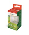 E27 4W LED kogellamp - G45, filament, helder glas