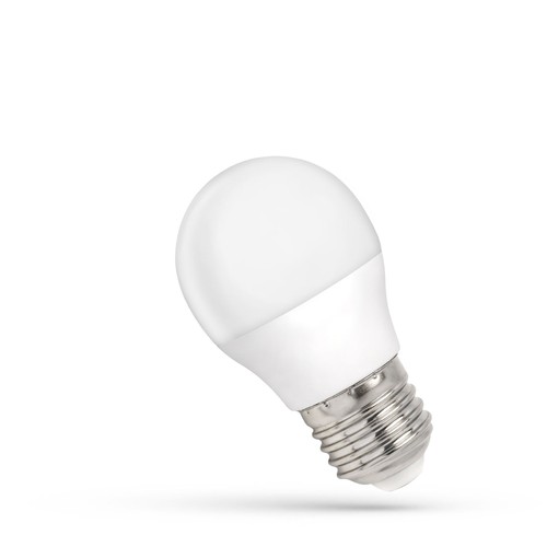 6W LED kroonlamp - G45, mat glas, E27