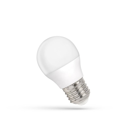 6W LED kroonlamp - G45, mat glas, E27