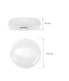 8W LED Technic wandlamp - IP54, IK10, rond, wit, incl. lichtbron