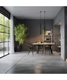 CHLOE Slim GU11/MR11 Pendel Basis 250V IP20 40x500+1m Kabel, Zwart, Verstelbare Stralingshoek, Zonder Lichtbron