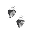 27W 3-fasen RA90 spanningsrail spot - Zwart, twee stralingshoeken
