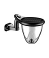 1W Solara Brilo solar LED lamp, 3-in-1 - 3.7V, 100lm, CCT, tafellamp, wandlamp en grondspies, IP44, zwart