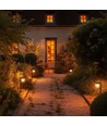 1W Solara Brilo solar LED lamp, 3-in-1 - 3.7V, 100lm, CCT, tafellamp, wandlamp en grondspies, IP44, zwart