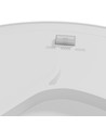 18W Nymphea Black & White plafondlamp - Ø25cm, IP54, CCT, 130lm/W, zwart/witte rand