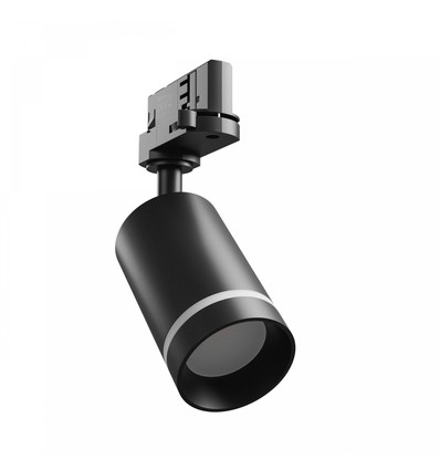 MADARA MINI II 3-fase railspot - Zwart, GU10, IP20, exclusief lichtbron