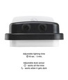 20W LED wandlamp met sensor - 4000K, IP54, bewegingssensor, buiten