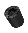7W LED opbouwspot, CCT - 3 lichtkleuren, Ø9cm, zwart, UGR19, 45° stralingshoek