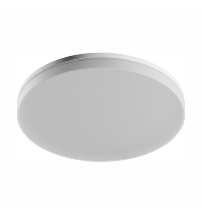 20/30/40W LED CCT plafondlamp - 3 lichtkleuren, Ø33cm, Hoogte: 5cm, IP44, witte rand