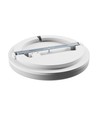 20/30/40W LED CCT plafondlamp - 3 lichtkleuren, Ø33cm, Hoogte: 5cm, IP44, witte rand