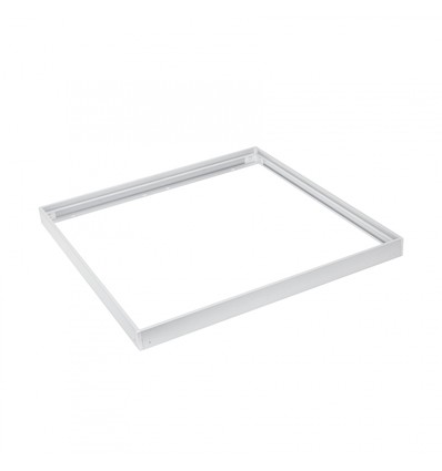 Frame voor 60x60 LED-paneel - Snel te monteren, plastic hoeken, zonder zichtbare schroeven, witte rand