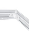 Frame voor 60x60 LED-paneel - Snel te monteren, plastic hoeken, zonder zichtbare schroeven, witte rand