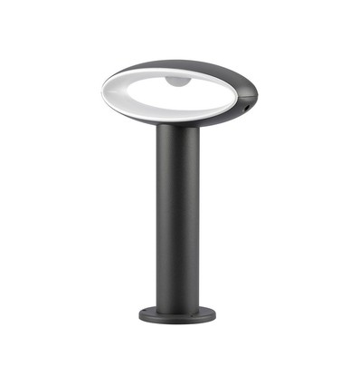 LED Bolderarmatuur 30 cm 9W IP54 Donkergrijs - 230V, 4000K, incl. lichtbron