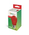 E27 4,9W Rode LED-lamp - A50, mat