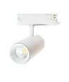 27W 3-fasen RA90 spanningsrail spot - Wit, twee stralingshoeken