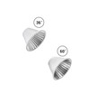 27W 3-fasen RA90 spanningsrail spot - Wit, twee stralingshoeken