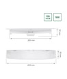 18W Ø22cm Algine 2-in-1 inbouwpaneel - 122lm/W, 4000K, rond