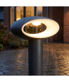 LED Bolderarmatuur 30 cm 9W IP54 Donkergrijs - 230V, 4000K, incl. lichtbron