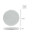 40W neutraal wit 230V 115° IP54 Ø485x70 wit/zwart rond met sensor