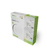 24W Nymphea Black & White plafondlamp - CCT, 130lm/W, IP54, Ø32cm, wit/zwarte rand