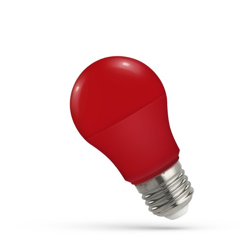 E27 4,9W Rode LED-lamp - A50, mat