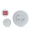 18W Nymphea Proxi PIR - IP54, Ø30cm, 30x6cm, 120°, rond, wit