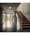 18W Nymphea Proxi PIR - IP54, Ø30cm, 30x6cm, 120°, rond, wit