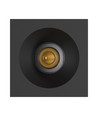 Chloe 7W vierkante opbouwspot - CCT, zwart, UGR19, 90x90mm, 230V, incl. lichtbron