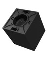 Chloe 7W vierkante opbouwspot - CCT, zwart, UGR19, 90x90mm, 230V, incl. lichtbron