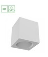 Chloe opbouw 7W - CCT, 230V, 45°, IP20, UGR19, Ø90x100mm, wit, vierkant