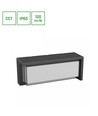 20W Verto Block CCT wandlamp - 120lm/W, IP65, zwart, instelbare lichtkleur, gevelverlichting