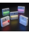 2 stuks Oplaadbare sensorlampen - Magneet, USB-C, geschikt voor trappen, kledingkast, nachtlampje enz.