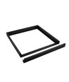 600x600 Algine frame - voor gemonteerd opbouwarmatuur, vast, zwart