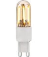 G9 3W dimbare LED-lamp - 66mm, 2200K, Goud, filament