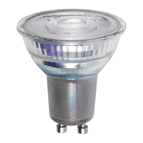GU10 5,5W DimToWarm LED lamp - 450lm, 2200K-2700K, dimbaar, 38 graden, glas