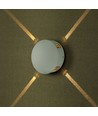 V-Tac 4W LED wandlamp - IP65, wit, rond, 4-weg licht, 4000K, incl. lichtbron