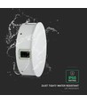 V-Tac 4W LED wandlamp - IP65, wit, rond, 4-weg licht, 4000K, incl. lichtbron