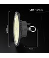 100W V-Tac LED high bay, 155lm/W - IP65, 6500K, 5 jaar garantie