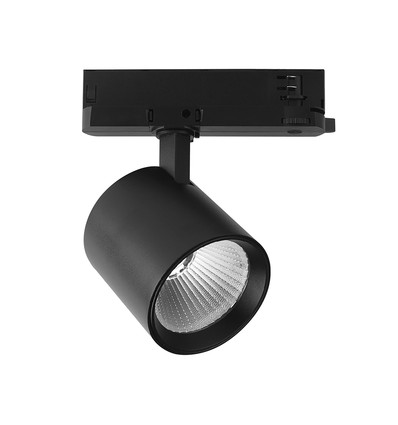 V-Tac 30W 3-fase railspot - Zwart, 3000K, CREE chip, 6 jaar garantie