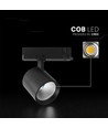 V-Tac 30W 3-fase railspot - Zwart, 3000K, CREE chip, 6 jaar garantie