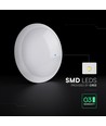 V-Tac 8W/16W/20W LED plafondlamp met sensor en noodverlichting - 135lm/W, IP54, CCT 3-in-1, Bulkhead, Cree chip