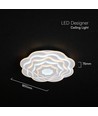 V-Tac 100W LED plafondlamp dimbaar CCT - Wit, incl. afstandsbediening, 3-in-1 kleurwissel