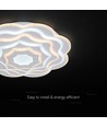 V-Tac 100W LED plafondlamp dimbaar CCT - Wit, incl. afstandsbediening, 3-in-1 kleurwissel