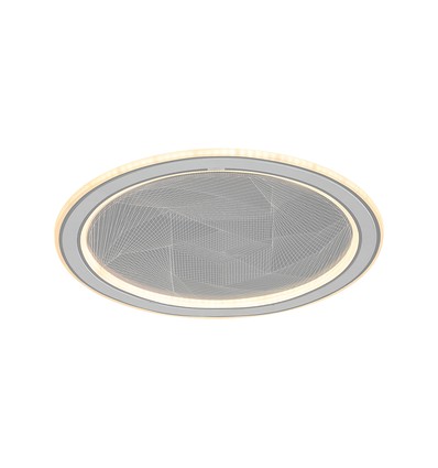 50W LED plafondlamp - CCT, dimbaar, grijs, incl. afstandsbediening