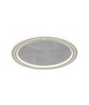 50W LED plafondlamp - CCT, dimbaar, grijs, incl. afstandsbediening