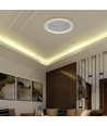50W LED plafondlamp - CCT, dimbaar, grijs, incl. afstandsbediening