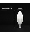 E14 5,5W dimbare LED kaarslamp - Cree chip, 4000K, 6 jaar garantie