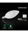 E14 5,5W dimbare LED kaarslamp - Cree chip, 4000K, 6 jaar garantie