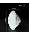 V-Tac 12W PAR56 LED zwembadlamp - IP68 waterdicht, 6500K, koud wit